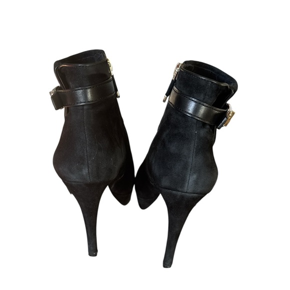 Vince Camuto Women’s Size 9M Stiletto Black Suede Ankle Booties Vi-Evalina w/box - Picture 4 of 10